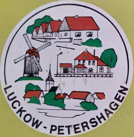 Logo von Luckow-Petershagen Ende der 80er Jahre.