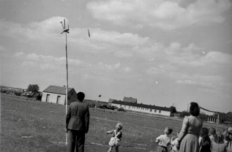 Der Sportplatz von Luckow, 50er Jahre
